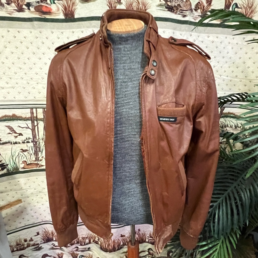 Members only Vintage leather jacket